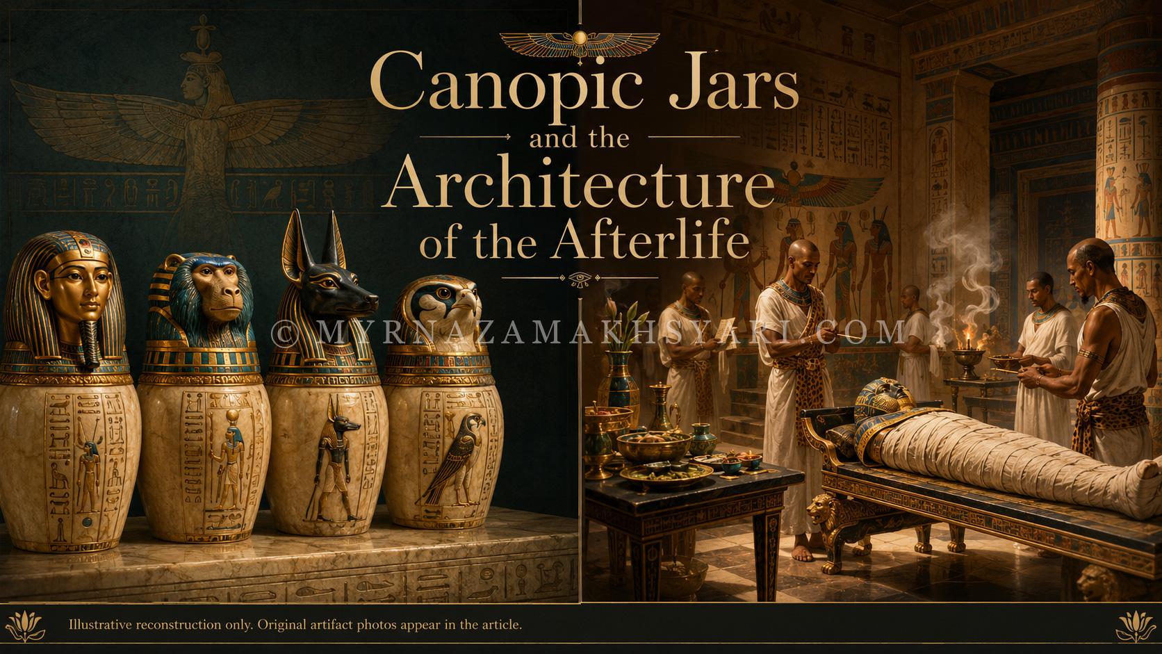 Canopic Jars and the Architecture of the Afterlife